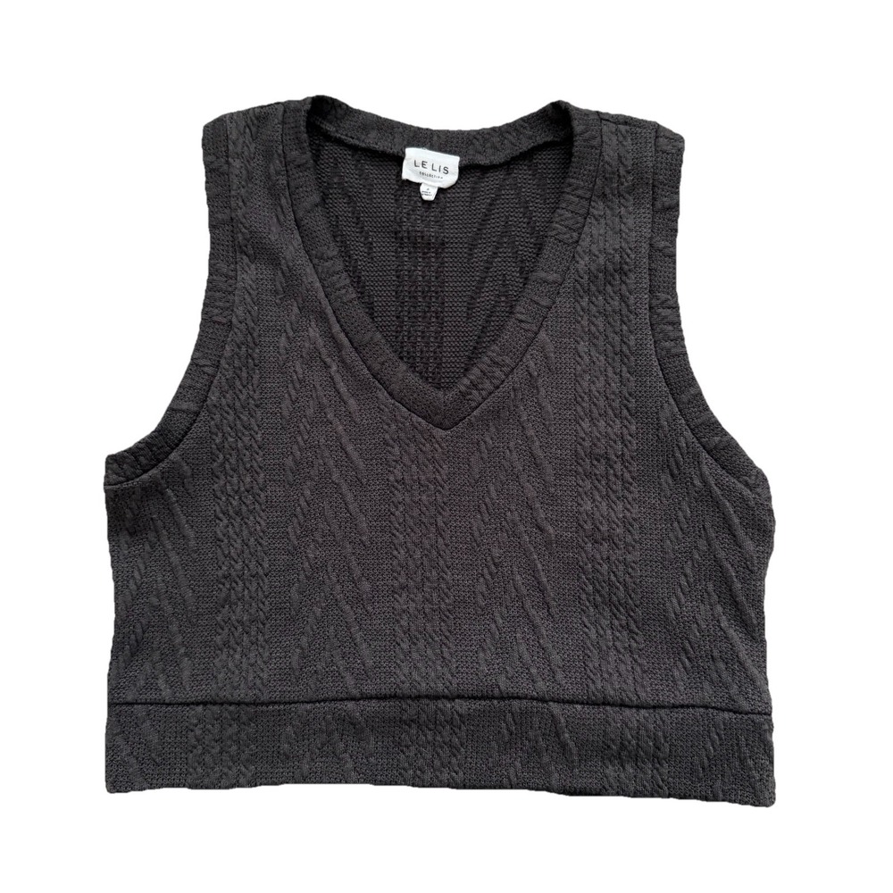 Cable Knit Sweater Vest